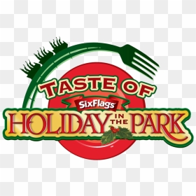 Tasteofhiplogo - Six Flags, HD Png Download - holiday garland png