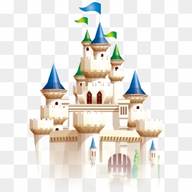 Cartoon Fantasy Fairytale Castle Png Download - Cartoon Castle Png, Transparent Png - cinderella castle png