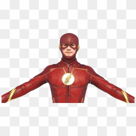 V2 Of My Flash Model, Reverse Flash And Kid Flash With - Full Body The Flash Drawing, HD Png Download - kid flash png