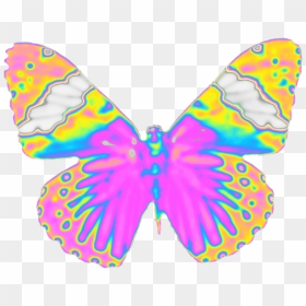 #butterfly #wings #fly  #holographic #dinah #dinaaaaaah - Brush-footed Butterfly, HD Png Download - butterfly wings png