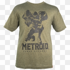 Metroid - Active Shirt, HD Png Download - metroid png