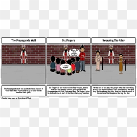 Red Scarf Girl Storyboard, HD Png Download - red scarf png