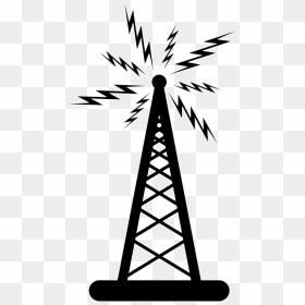 High Speed Internet In The Country - Radio Tower Graphic, HD Png Download - radio tower png