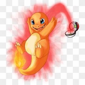 Pokeball Clipart Pokemon - Charmander Coming Out Of Pokeball, HD Png Download - pokeball.png