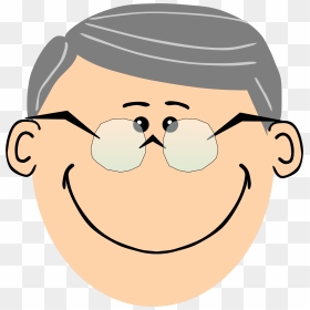 Grandpa Face Clipart - Grandfather Face Clipart, HD Png Download - grand dad png