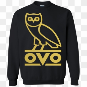 Gold Ovo Owl T Shirt Men Women Youth - Ovo Logo Drake Owl, HD Png Download - ovo owl png