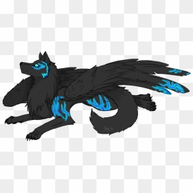 Linkage, Since Its A Little Big - Wolf With Dragon Wings, HD Png Download - dragon wings png