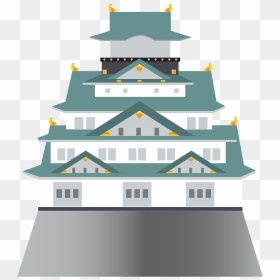 Osaka Castle Clipart - 大阪 城 イラスト フリー, HD Png Download - cinderella castle png