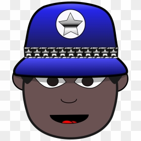 Police Head Clip Art, HD Png Download - cop png