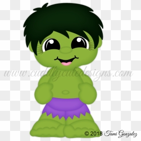Hulk Boy Clipart Graphic Free Download Hulk Boy - Baby Hulk Cute Png, Transparent Png - hulk comic png
