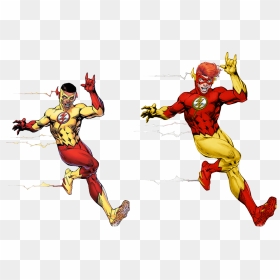 Wally West And Wallace West, HD Png Download - kid flash png