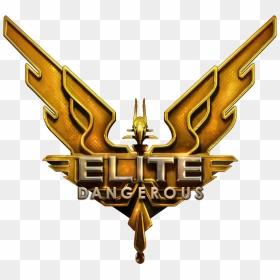 Download Golden Elite Dangerous Logo - Elite Dangerous Logo, HD Png Download - elite dangerous logo png