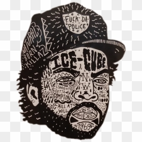 #icecube #rapper #rap #fuckthepolice #hiphop - Ice Cube Rap Png, Transparent Png - ice cube rapper png