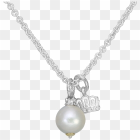 14ky/ss White Drop Pearl Necklace - Necklace, HD Png Download - pearl necklace png