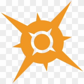 Pokemon Sun Logo , Png Download - Pokemon Sun And Moon Symbols, Transparent Png - pokemon sun logo png