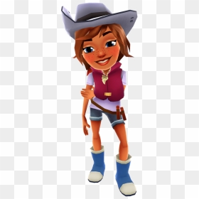 Subway Surfers Sydney The Cowgirl - Subway Surfers Kim, HD Png Download - fedora transparent png