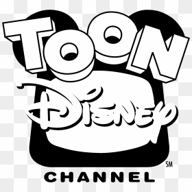 Toon Disney Channel Logo Black And White - Toon Disney Channel Logo Vector, HD Png Download - disney channel logo png