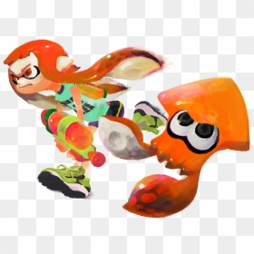 Splatoon Squid And Octopus, HD Png Download - parappa the rapper png