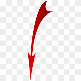 Flecha Roja Larga Png, Transparent Png - flecha roja png