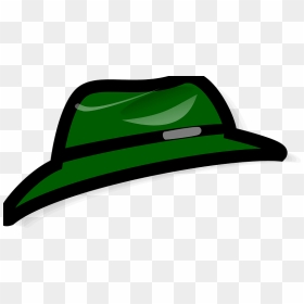 Nicubunu Green Fedora Clipart, HD Png Download - fedora transparent png
