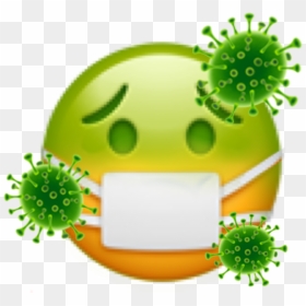 Corona Virus Coronavirus Emoji Freetoedit - Emoji Corona, HD Png Download - phone emoji png