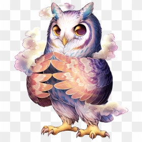 Drawing , Png Download - Furvilla Cloudy Owl, Transparent Png - ovo owl png