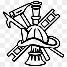 Fire Department Maltese Cross Clipart , Png Download - Fire Helmet Coloring Page, Transparent Png - cross clipart black and white png