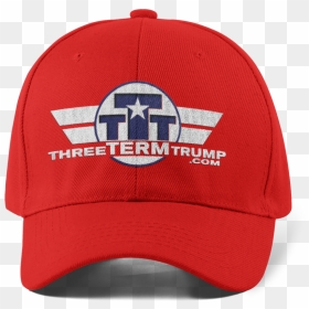 Official Three Term Trump™ Baseball Cap - Baseball Cap, HD Png Download - trump hat png