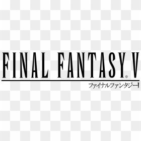 Final Fantasy Text Logo, HD Png Download - final fantasy 15 logo png