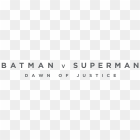 Batman V Superman Title Png, Transparent Png - batman v superman logo png