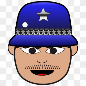 Police Face Clip Art, HD Png Download - cop png