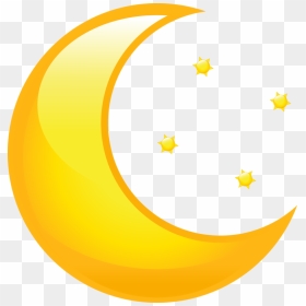 Stars And The Moon Png Download - Moon With Stars Png, Transparent Png - moon and stars png
