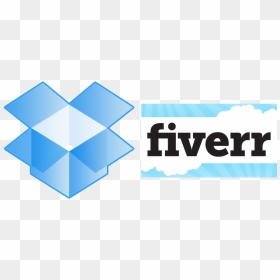 How To Max Out Your Dropbox, Twice For A Fiverr - Logo Boite Bleu Ouverte, HD Png Download - fiverr logo png