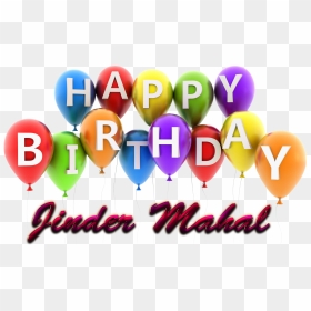 Jinder Mahal Happy Birthday Balloons Name Png - Balloon, Transparent Png - jinder mahal png