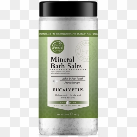 Mineral Bath Salts 100% Pure Eucalyptus Essential Oil - Bath Salts, HD Png Download - eucalyptus png