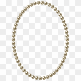 Pearl Frame Png, Transparent Png - pearl necklace png