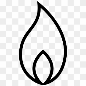 Flame Outline Png - Outline Of A Flame, Transparent Png - banner outline png