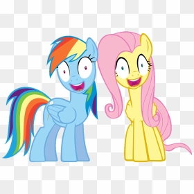 , Me Gusta ) - Rainbow Dash And Fluttershy Creepy (1000x671), - Rainbow Dash And Fluttershy Creepy, HD Png Download - me gusta png