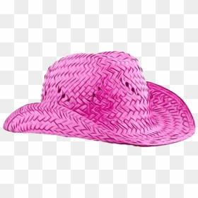 Pink Cowboy Hat Transparent Background Png - Clothing, Png Download - fedora transparent png