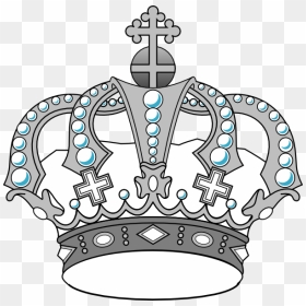 King Silver Crown Png , Png Download - Blue King Crown Png, Transparent Png - silver crown png