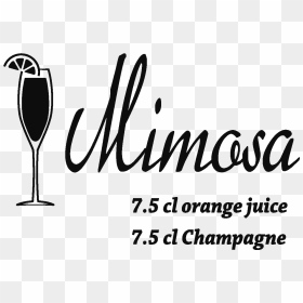 Sticker Deco Cocktail Mimosa Ambiance Sticker Cocktail - Jambopay, HD Png Download - mimosa png