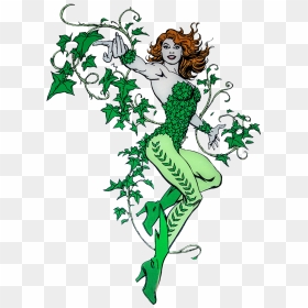 Poison Ivy Character Lensed Emblem - Dc Poison Ivy Png, Transparent Png - poison ivy png