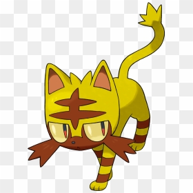 Pokmon Sun And Moon, Png Download - Litten Shiny Png, Transparent Png - litten png