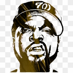 Straight Outta Compton Art, HD Png Download - ice cube rapper png