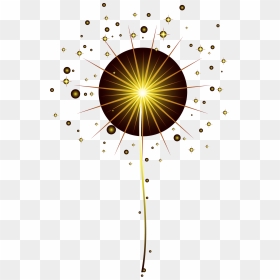 Circle, HD Png Download - gold fireworks png