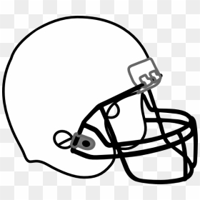 Ball Stencil Free Download - White Football Helmet Clipart, HD Png Download - georgia outline png