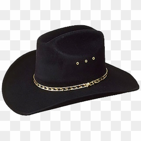 Black Western Cowboy Hat, HD Png Download - fedora transparent png