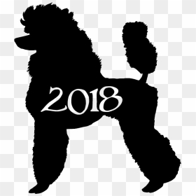 Standard Poodle Silhouette Clip Art Vector Graphics - Standard Poodle, HD Png Download - poodle png