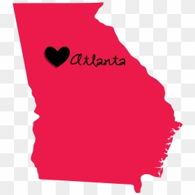 Ga-atlanta Chicktime Is Coming October 11, Clipart, HD Png Download - georgia outline png