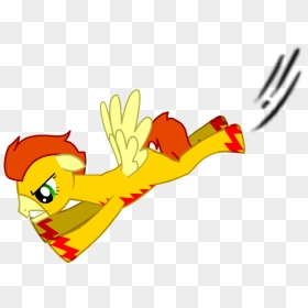 Kid Flash As A Pony - Cartoon, HD Png Download - kid flash png